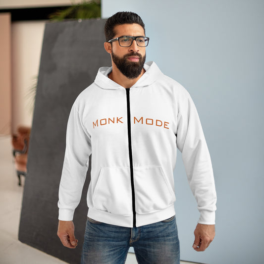 Monk Mode Unisex Zip Hoodie (AOP)